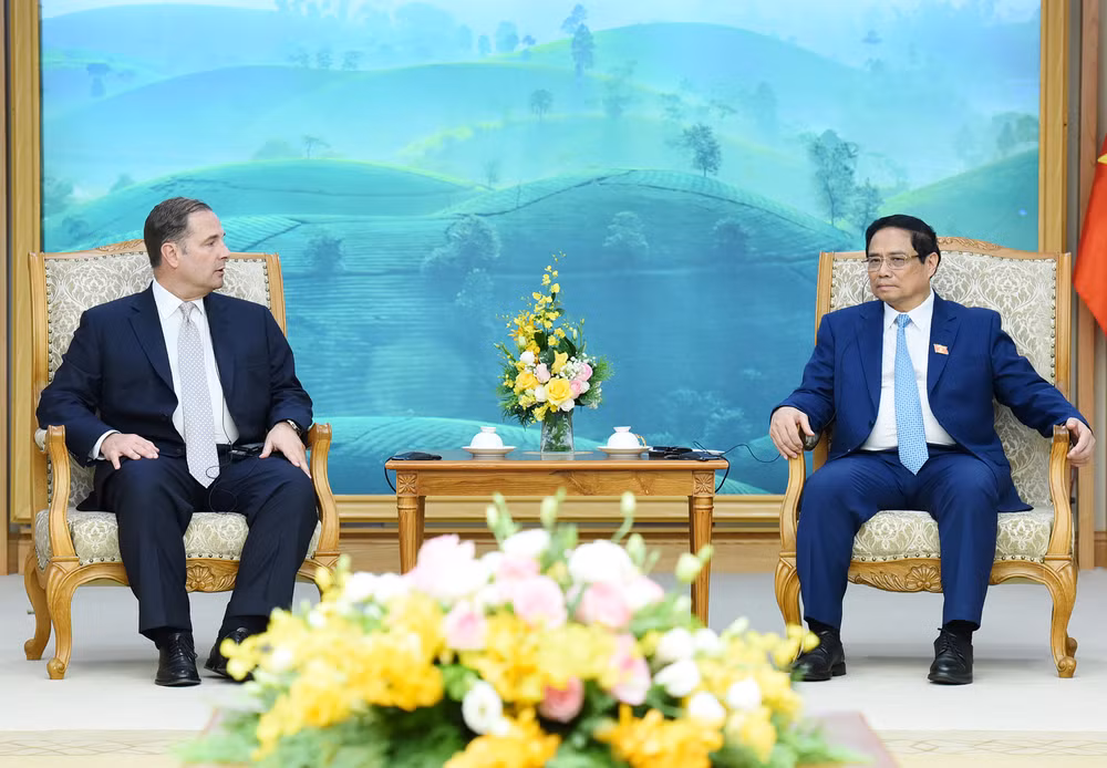 Ông Anthony Capuano, Giám đốc điều hành Tập đoàn Marriott International, đã thông tin về hoạt động của Tập đoàn Marriott tại Việt Nam Ông Anthony Capuano, Giám đốc điều hành Tập đoàn Marriott International, đã thông tin về hoạt động của Tập đoàn Marriott tại Việt Nam