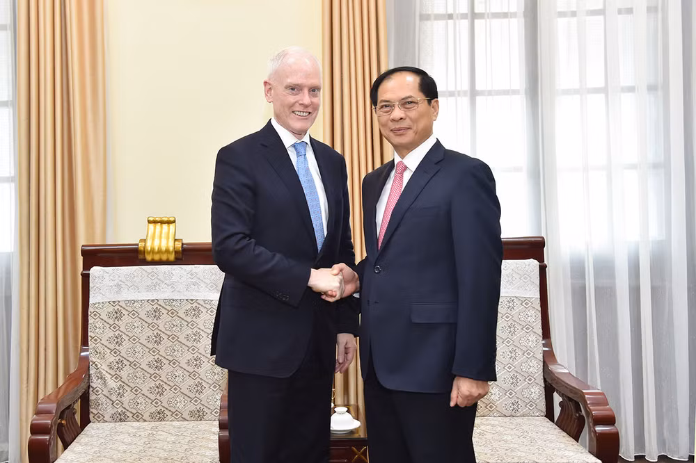 Bộ trưởng Ngoại giao Bùi Thanh Sơn tiếp Thứ trưởng Bộ Các Vấn đề toàn cầu Canada