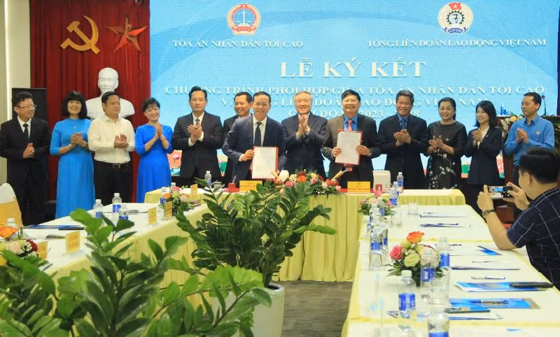 Ký kết chương trình phối hợp giai đoạn 2023-2028.