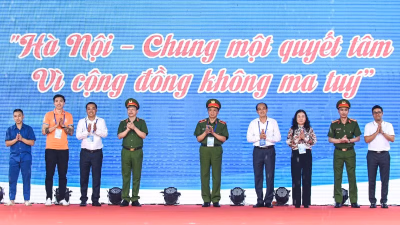 Thành phố Hà Nội chung một quyết tâm vì cộng đồng không ma túy.