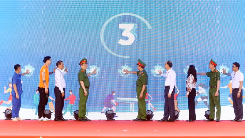 Nghi thức phát động Tháng hành động phòng, chống ma túy năm 2025.