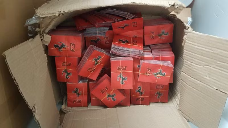 Tang vật thu giữ. Tang vật thu giữ.