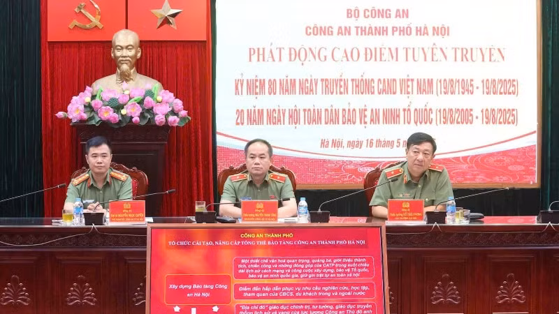 Phát động cao điểm tuyên truyền dịp 80 năm Ngày thành lập Công an nhân dân.