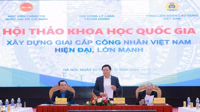 Hội thảo khoa học quốc gia "Xây dựng giai cấp công nhân Việt Nam hiện đại, lớn mạnh".