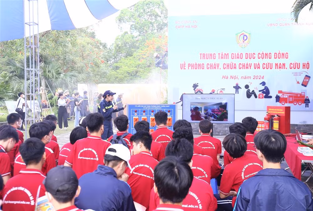 Trung tâm ra đời đáp ứng yêu cầu thực tiễn về công tác phòng cháy, chữa cháy và cứu nạn, cứu hộ trong tình hình mới.