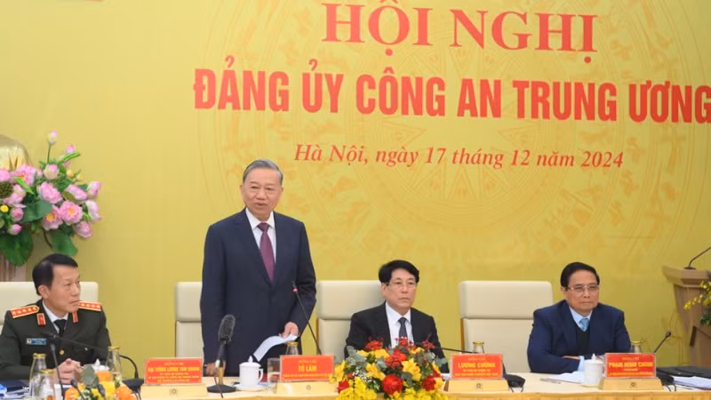 Hội nghị Đảng ủy Công an Trung ương.