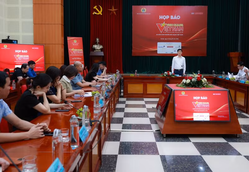 Họp báo Chương trình Vinh quang Việt Nam năm 2024.