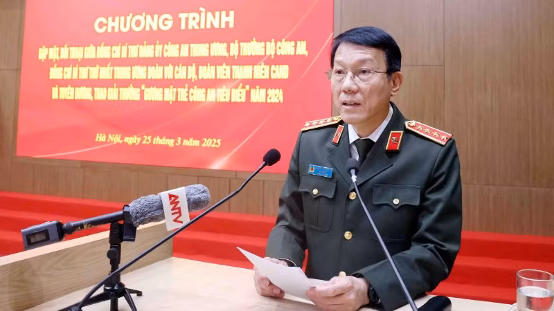 Đại tướng Lương Tam Quang phát biểu chỉ đạo. Đại tướng Lương Tam Quang phát biểu chỉ đạo.