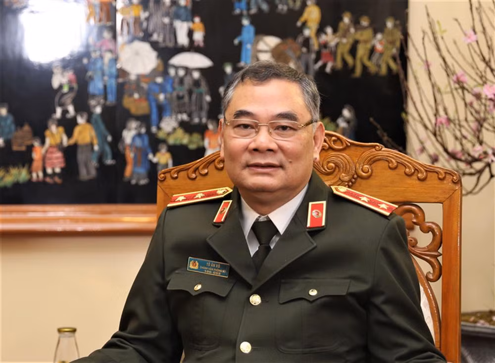 Người phát ngôn Bộ Công an Trung tướng Tô Ân Xô.