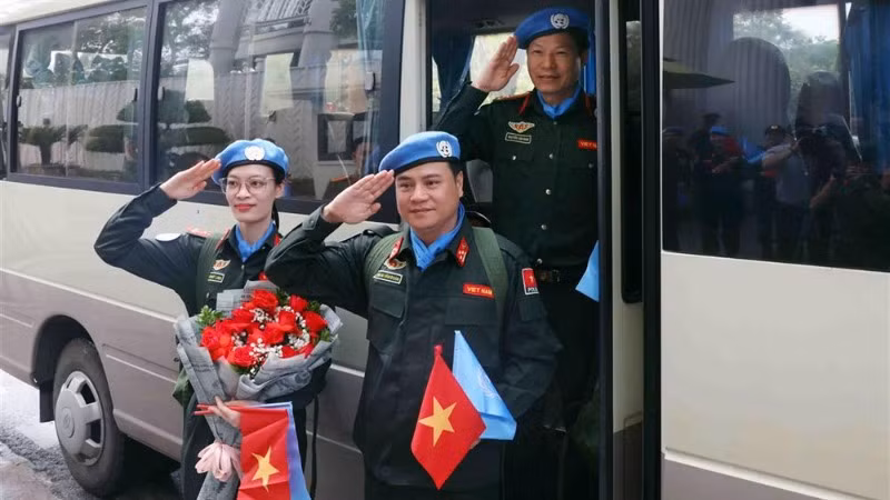 Tổ công tác số 5 nhận nhiệm vụ tại Phái bộ giữ giữ hòa bình Liên hợp quốc.