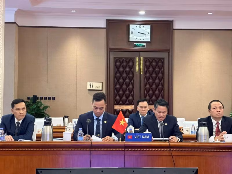 Thiếu tướng Nguyễn Văn Viện, Cục trưởng Cục Cảnh sát điều tra tội phạm về ma túy phát biểu tại Hội nghị.
