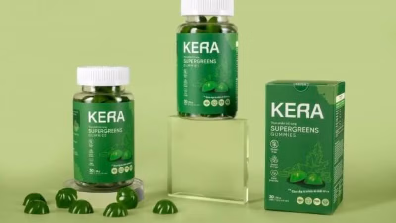 Sản phẩm kẹo rau củ Kera. (Ảnh: vfa.gov.vn)