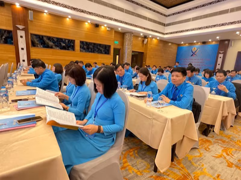 Các đại biểu chính thức tham gia Đại hội.