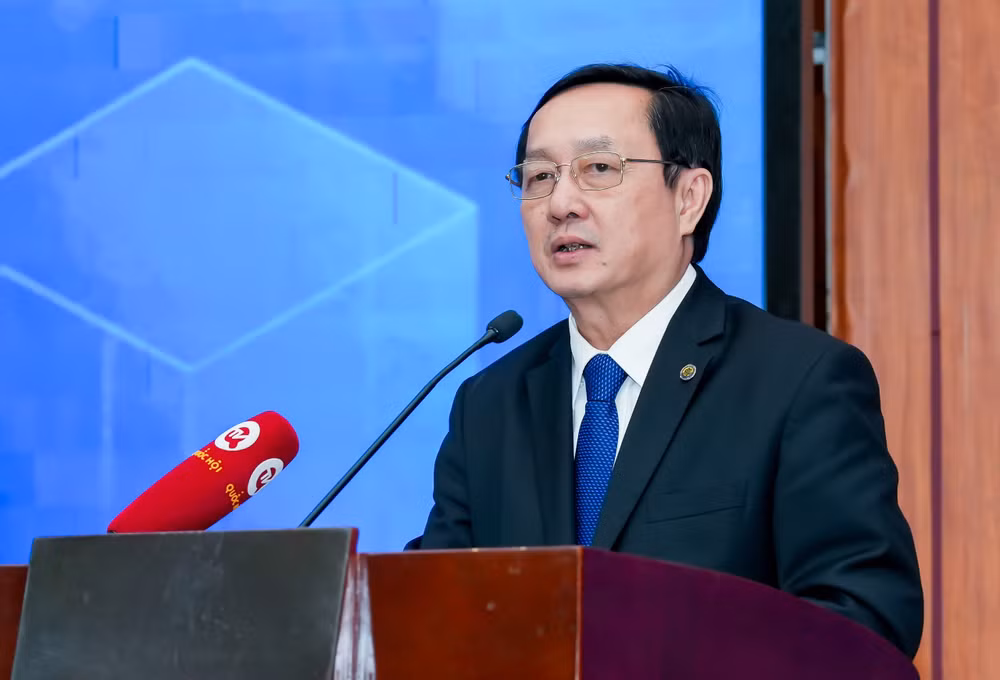 Bộ trưởng Khoa học và Công nghệ phát biểu tại lễ công bố. Bộ trưởng Khoa học và Công nghệ phát biểu tại lễ công bố.