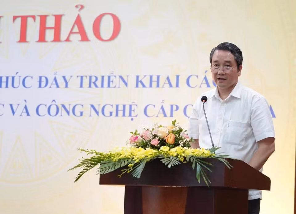Ông Đào Ngọc Chiến nêu ý kiến tại hội thảo.
