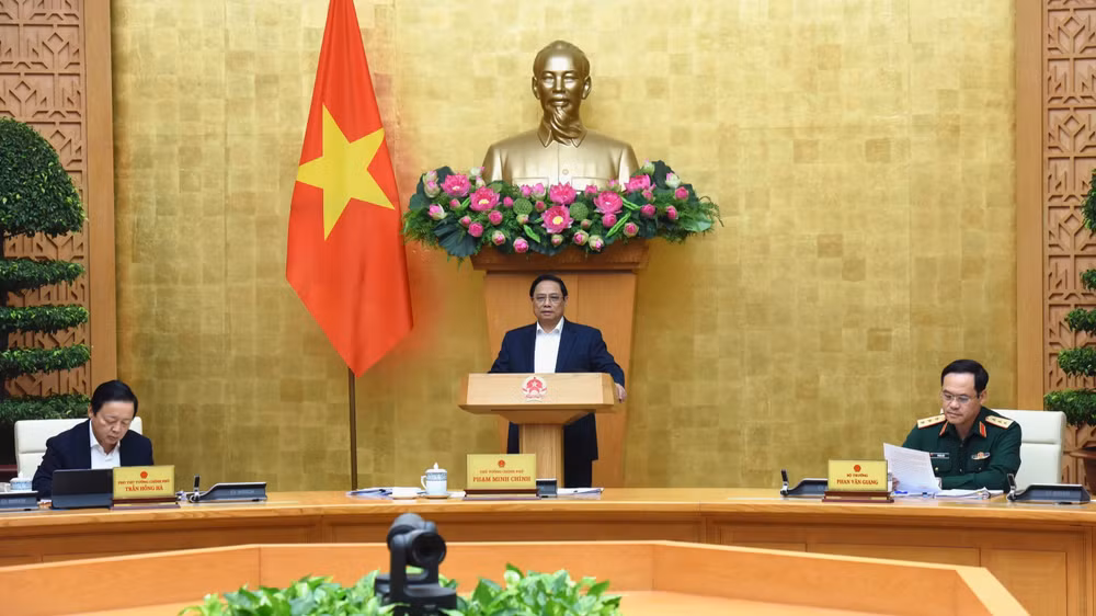 Thủ tướng Phạm Minh Chính dự và phát biểu chỉ đạo.