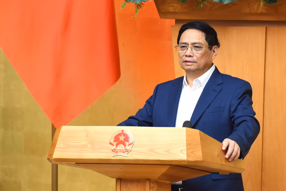 Thủ tướng Phạm Minh Chính phát biểu.