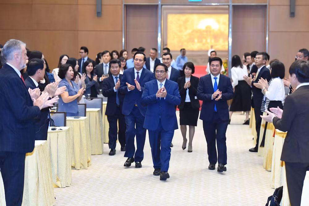 Thủ tướng Phạm Minh Chính đến dự Hội nghị. Thủ tướng Phạm Minh Chính đến dự Hội nghị.