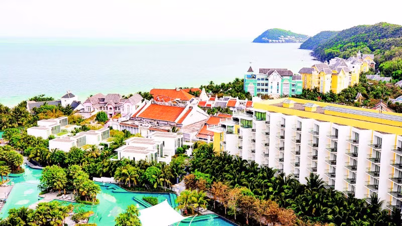 Khu giải trí và nghỉ dưỡng tại đảo ngọc Phú Quốc. (Ảnh: MINH LÊ)