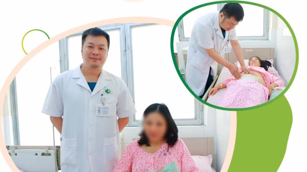 Sản phụ được mổ lấy thai kịp thời.