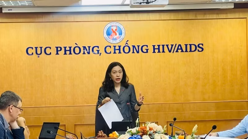 Cục trưởng Cục Phòng, chống HIV/AIDS Phan Thị Thu Hương.
