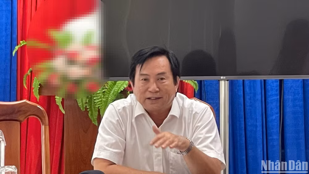 Bác sĩ Dương Anh Linh, Phó Giám đốc Trung tâm Kiểm soát bệnh tật (CDC) tỉnh An Giang chia sẻ về công tác phòng, chống HIV/AIDS tại tỉnh An Giang.