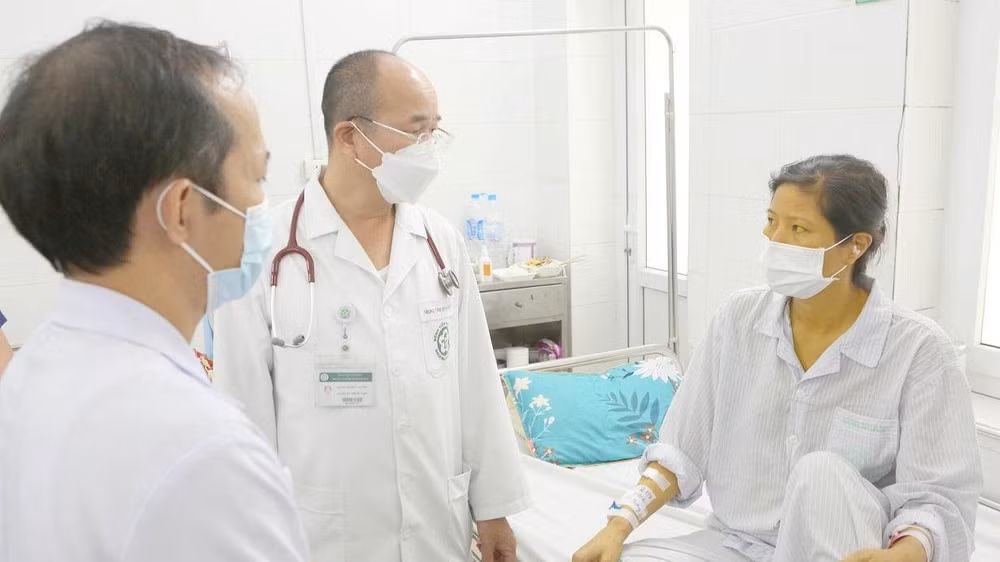 Sản phụ mắc viêm gan B đã hồi phục sức khỏe sau khi sinh con.