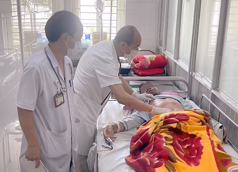 Bệnh nhân điều trị tại Bệnh viện Bạch Mai. 