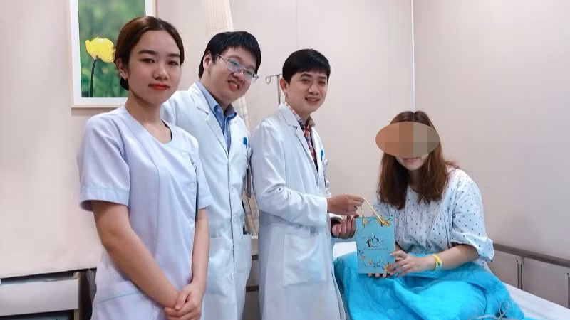 Bệnh nhân đã bình phục sức khỏe.