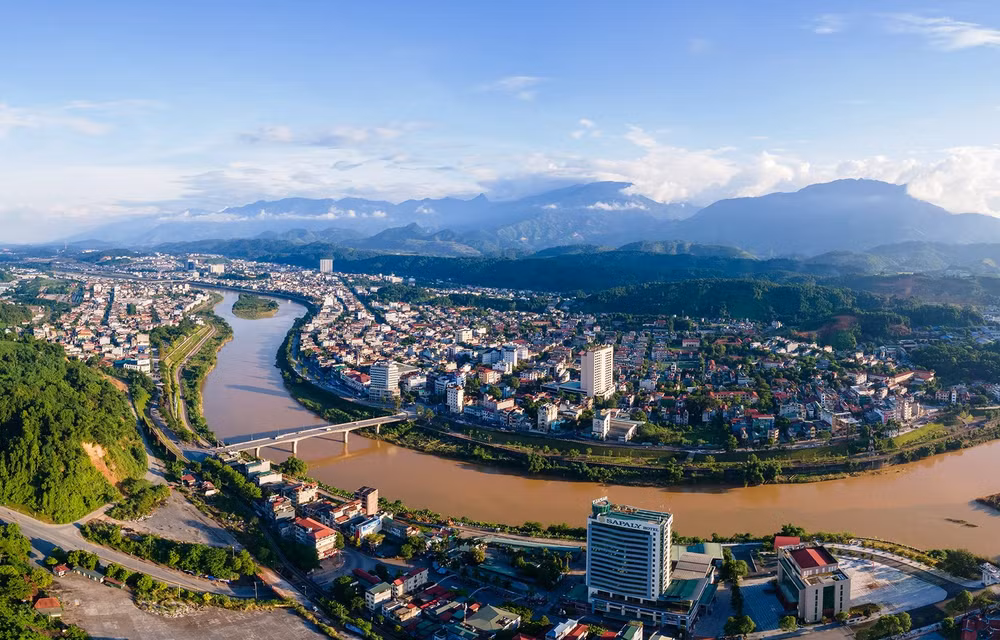Thành phố Lào Cai hôm nay. (Ảnh TL)