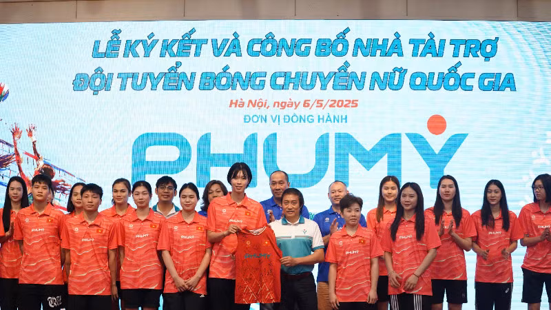 Phú Mỹ trở thành Nhà tài trợ cho đội tuyển bóng chuyền nữ quốc gia.