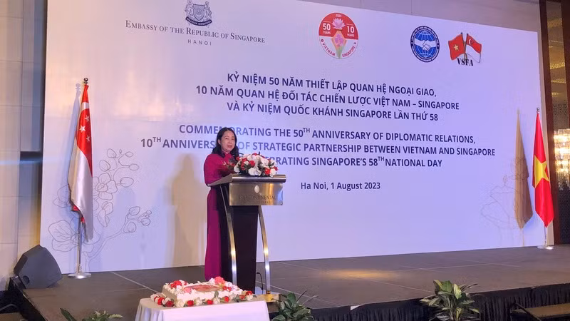 Phó Chủ tịch nước Võ Thị Ánh Xuân phát biểu tại lễ kỷ niệm.
