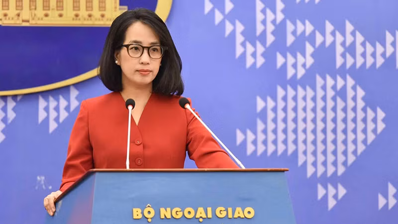 Người phát ngôn Bộ Ngoại giao Phạm Thu Hằng. (Ảnh: Bộ Ngoại giao Việt Nam)