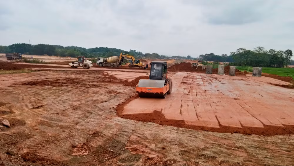 Dự án đường liên kết Thái Nguyên-Bắc Giang-Vĩnh Phúc đang được triển khai thi công.