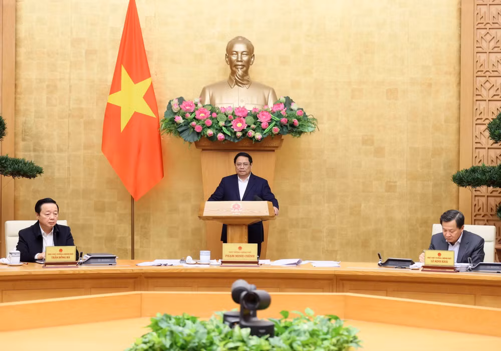 Thủ tướng Phạm Minh Chính chủ trì Phiên họp Chính phủ chuyên đề xây dựng pháp luật tháng 12.