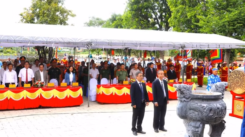 Quang cảnh buổi lễ.