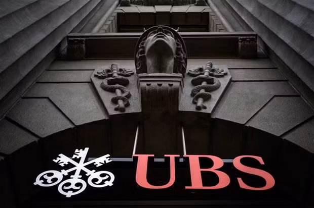 Trụ sở ngân hàng UBS tại Zurich (Thụy Sĩ). (Ảnh: AFP/TTXVN)
