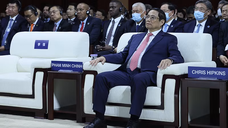 Thủ tướng Chính phủ Phạm Minh Chính tham dự phiên khai mạc. Thủ tướng Chính phủ Phạm Minh Chính tham dự phiên khai mạc.