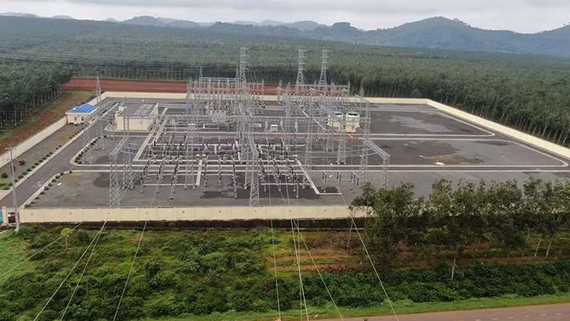 Nhánh rẽ 220kV từ Trạm biến áp 220kV Krông Ana.