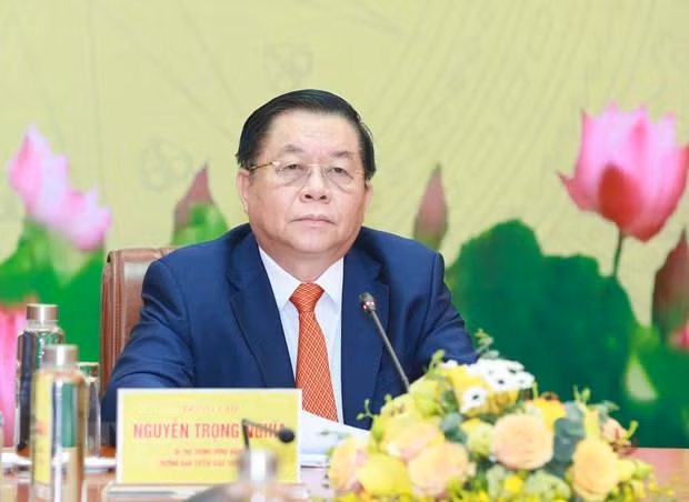 Bí thư Trung ương Đảng, Trưởng Ban Tuyên giáo Trung ương Nguyễn Trọng Nghĩa. (Ảnh: TTXVN)