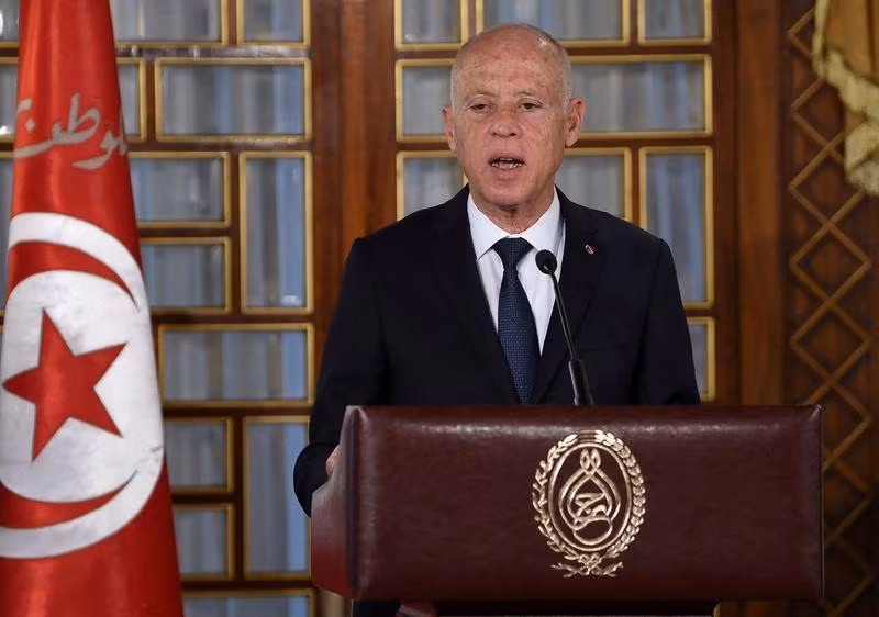 Tổng thống Tunisia Kais Saied. (Ảnh: REUTERS) 