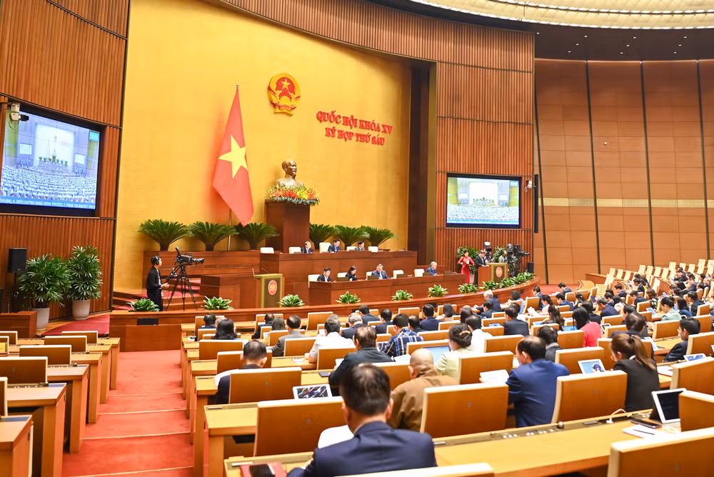 Quang cảnh phiên họp của Quốc hội, sáng 21/11. (Ảnh: DUY LINH) Quang cảnh phiên họp của Quốc hội, sáng 21/11. (Ảnh: DUY LINH)