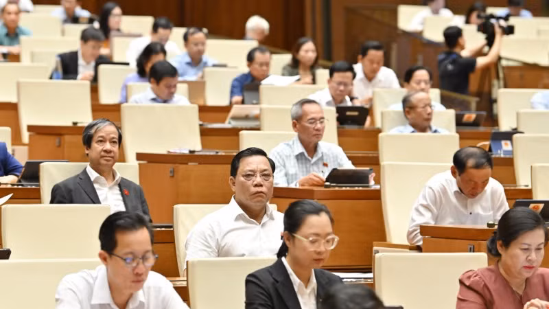 Các đại biểu tham dự phiên thảo luận. (Ảnh: THỦY NGUYÊN) Các đại biểu tham dự phiên thảo luận. (Ảnh: THỦY NGUYÊN)