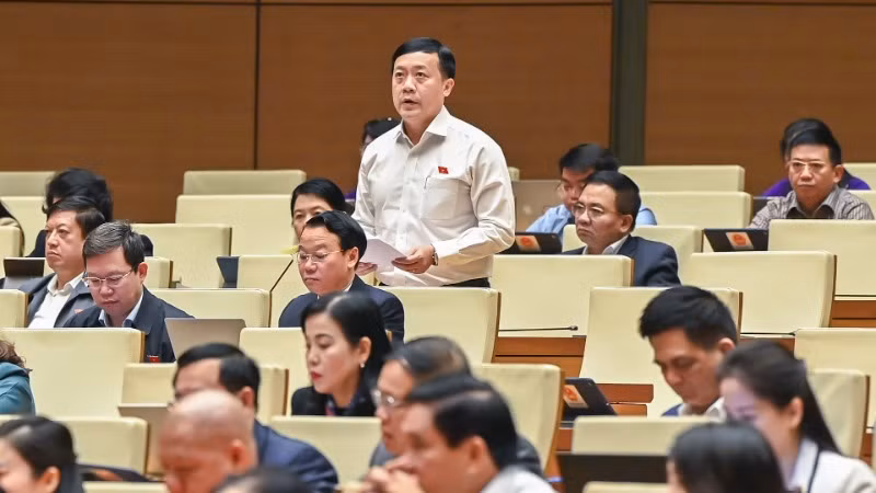 Đại biểu Hà Phước Thắng - Đoàn đại biểu Quốc hội Thành phố Hồ Chí Minh. (Ảnh: DUY LINH)