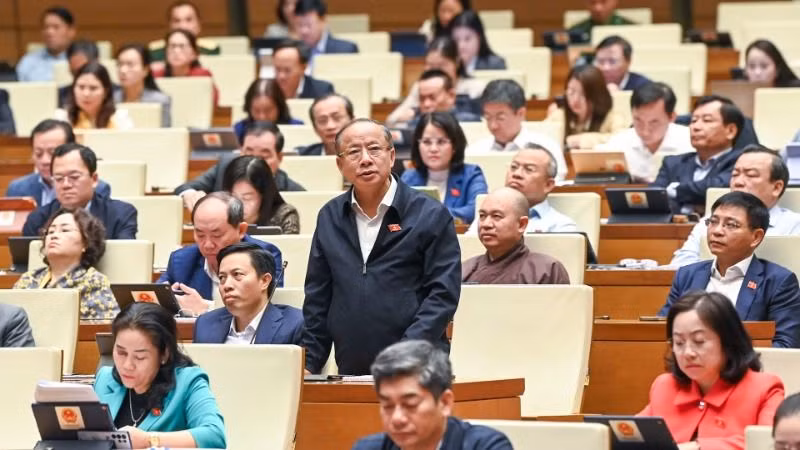Đại biểu Nguyễn Văn Thân - Đoàn đại biểu Quốc hội tỉnh Thái Bình. (Ảnh: DUY LINH) Đại biểu Nguyễn Văn Thân - Đoàn đại biểu Quốc hội tỉnh Thái Bình. (Ảnh: DUY LINH)