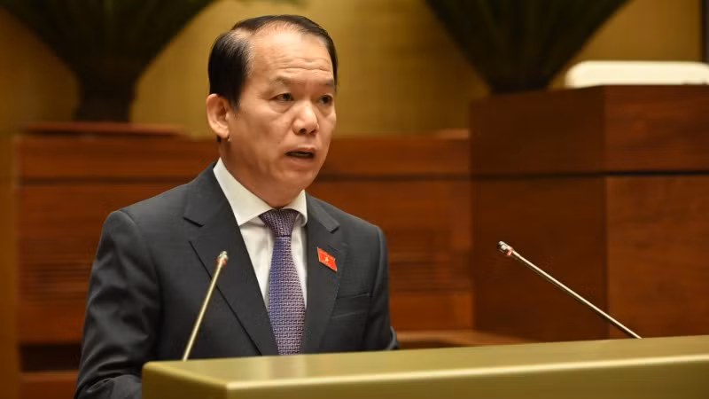 Chủ nhiệm Ủy ban Pháp luật và Tư pháp của Quốc hội Hoàng Thanh Tùng. (Ảnh: BÙI GIANG)