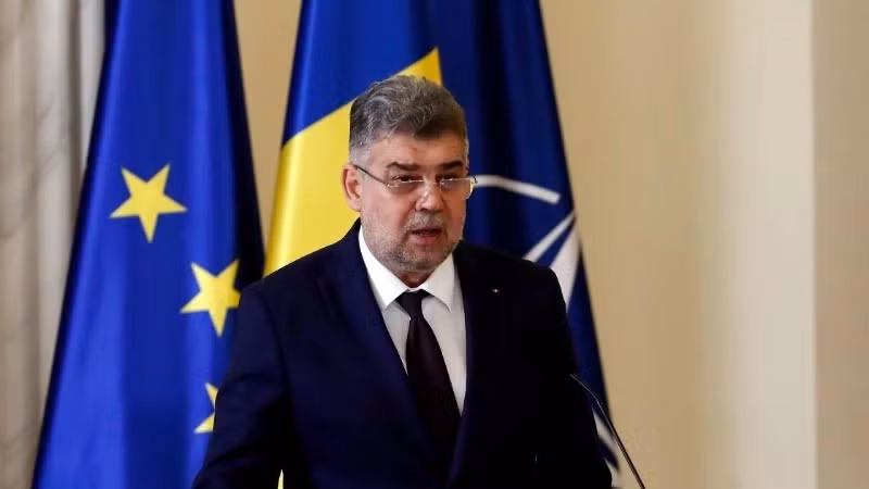 Thủ tướng Romania Marcel Ciolacu. (Ảnh: THX/TTXVN)