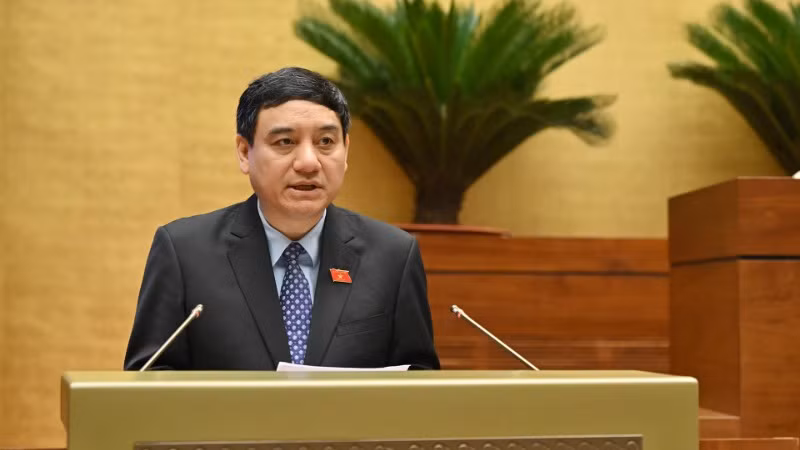 Chủ nhiệm Ủy ban Văn hóa và Xã hội của Quốc hội Nguyễn Đắc Vinh. (Ảnh: THỦY NGUYÊN)