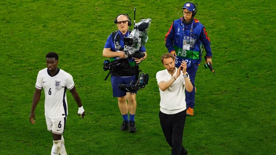 Huấn luyện viên Gareth Southgate thừa nhận tuyển Anh đã gặp khó khăn về lối chơi trong trận đấu với Slovakia. (Ảnh: Reuters) 