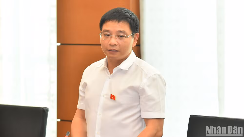 Bộ trưởng Giao thông vận tải Nguyễn Văn Thắng. (Ảnh: THỦY NGUYÊN)